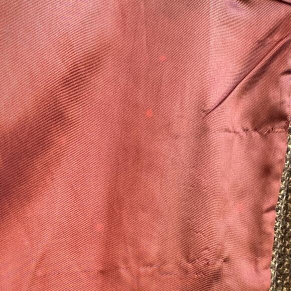 Vintage 70's/80’s Geoffrey Beene for Gallant Tweed Peacoat US 12 - Picture 11 of 11